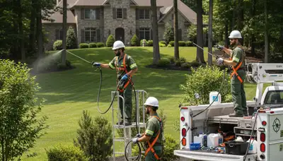 Omaha, NE tree service installs deer deterrent protection for trees and landscaping