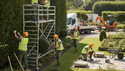 Omaha, NE tree service crew providing professional tree removal and landscaping care