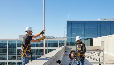 Tree care experts install lightning protection systems for trees in Omaha, NE