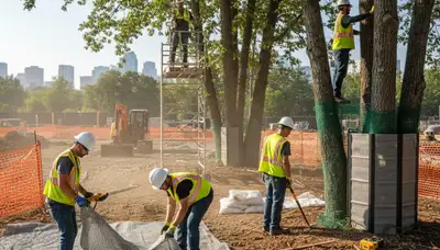 Omaha, NE arborist protecting tree roots for stability and long-term health