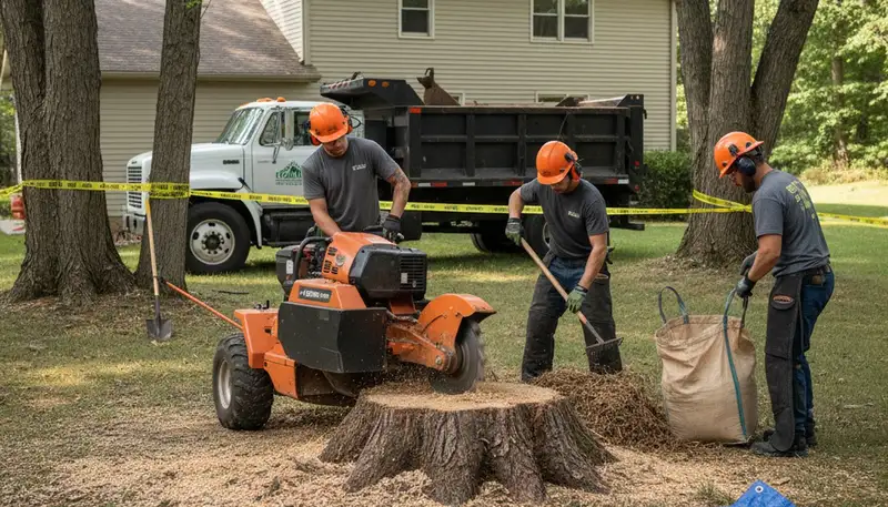 Stump removal service in Omaha, NE for cleaner yards and free estimates