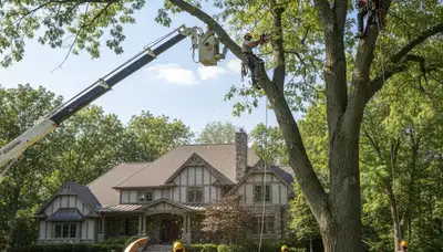Tree service crew providing expert tree removal in Omaha, NE