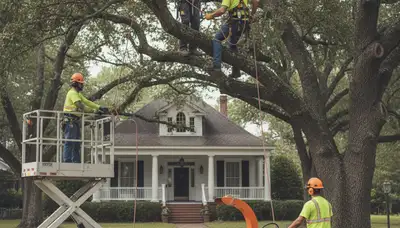 Tree service crew providing professional tree removal in Omaha, NE