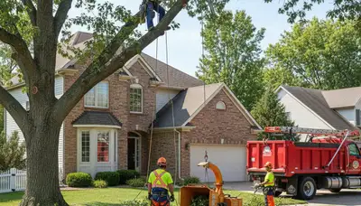 Tree removal crew providing professional tree service in Omaha, NE