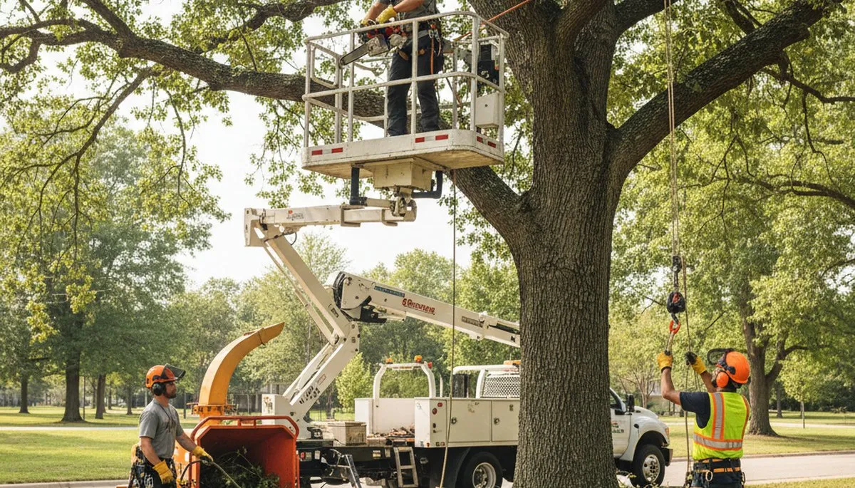 Omaha, NE tree trimming service for healthy growth and safer property lines
