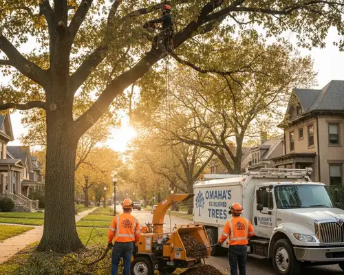 Tree trimming for Omaha, NE established trees by Tree Removal Omaha NE